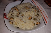 Μύδια με ρύζι